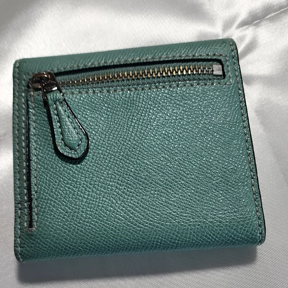 Coach Turquoise Leather Wallet - Picture 2 of 11